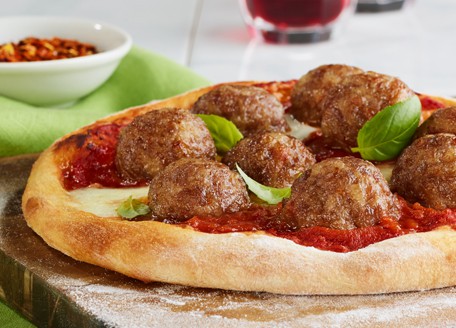 Italian Meatball Pizza