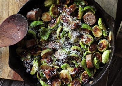 Brat & Brussel Sprouts Bowl