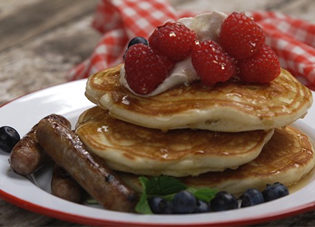 Cowtown Stuffed Griddle Cakes