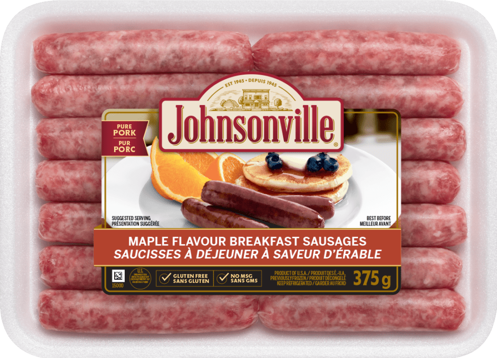 Maple Flavoured Breakfast Links Johnsonville.ca