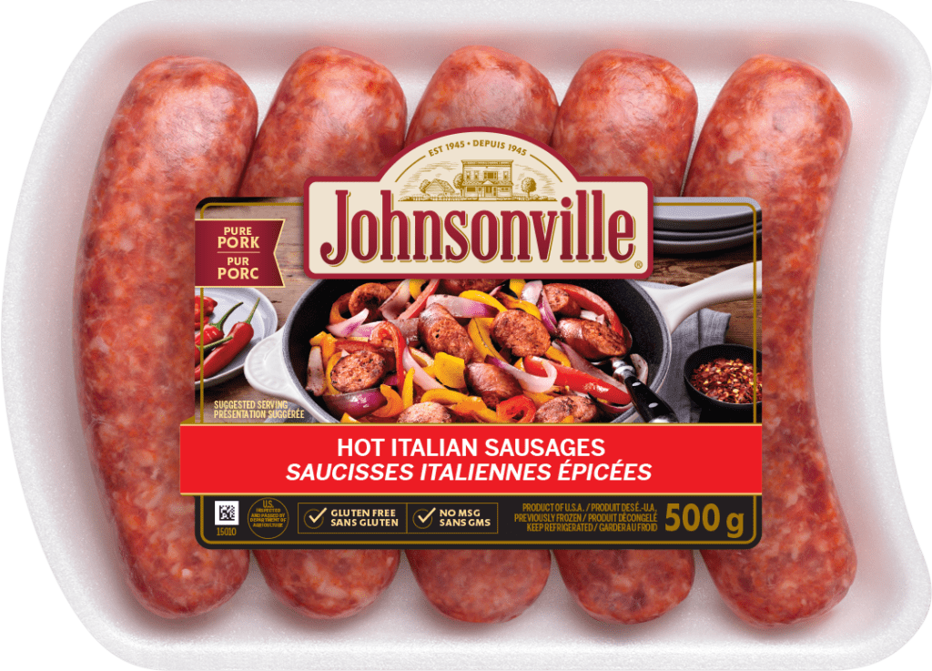 Hot Italian Sausage Johnsonville ca
