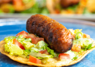 Queso Sausage Chalupas