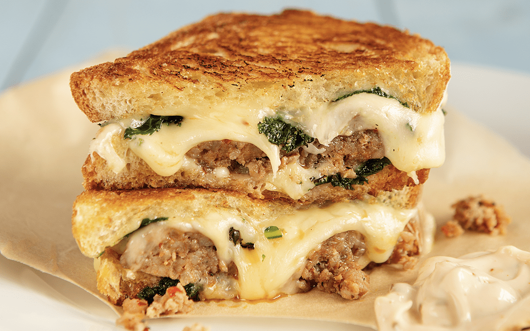 Sausage Grilled Cheese