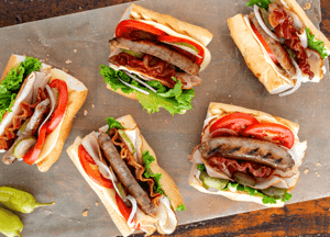 Oktoberfest Sausage Hoagies