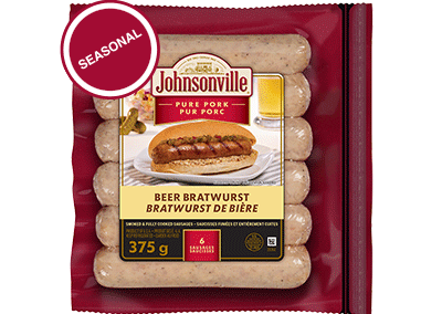 Beer Bratwurst Cooked Sausage