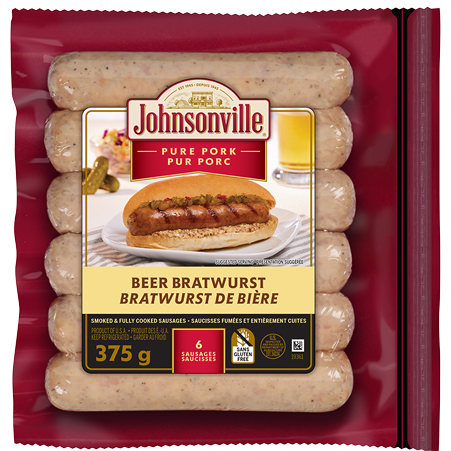 Johnsonville Beer Bratwurst Sausages