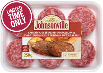 Maple Flavour Breakfast Sausage Rounds